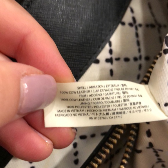 Black leather Kate spade tote bag - Picture 5 of 5